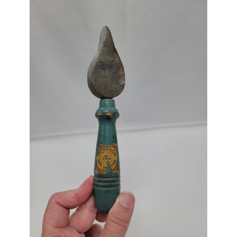 Vtg Crystolon Knife Sharpener #273A Norton Abrasives 7.5"